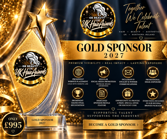 Gold Sponsor Package 2027 | GB Beauty & UK Hair Awards